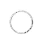 Alliance Mayane Ruban Plat Or Blanc - Alliances personnalis&eacute;es Femme | Marc Orian