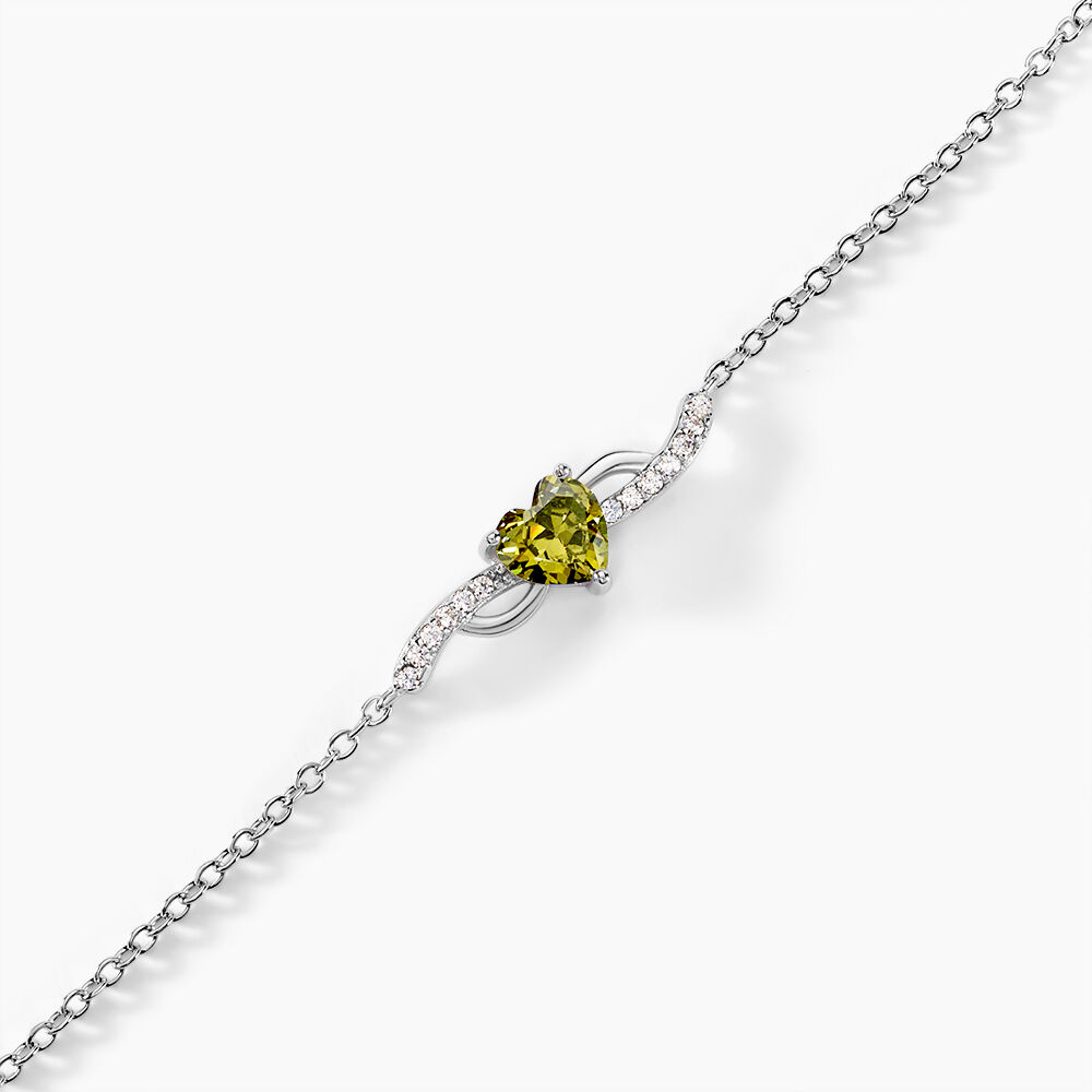 Bracelet Avalon Argent Blanc Oxyde De Zirconium - Bracelets chaînes Femme | Marc Orian