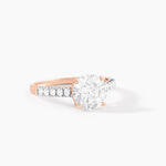 Bague Terese Or Rose Oxyde De Zirconium - Solitaires Femme | Marc Orian