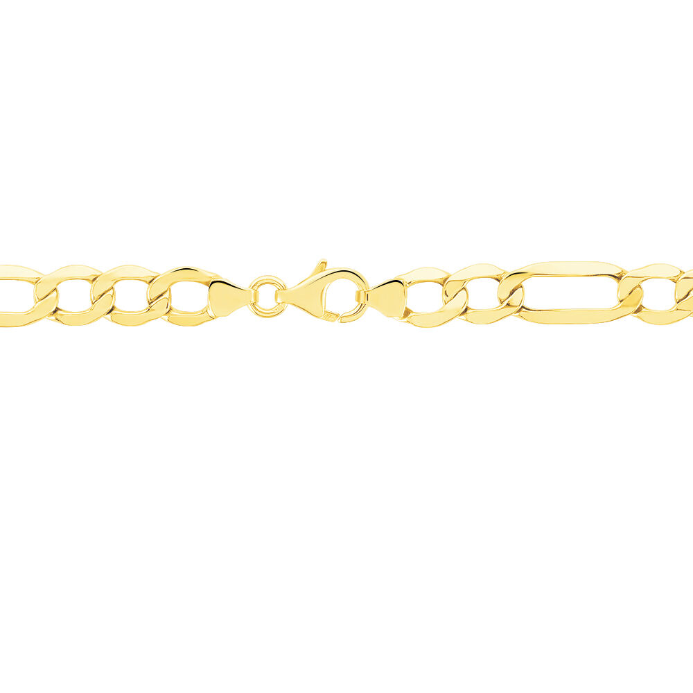 Collier Or Jaune Maille Alternée - Chaines Homme | Marc Orian