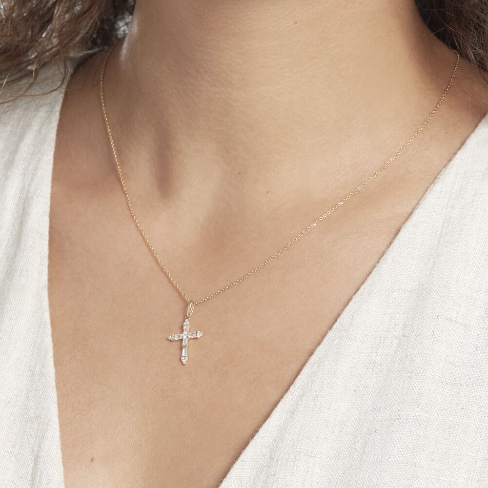 Pendentif Or Jaune Neottie Oxydes - Pendentifs Femme | Marc Orian