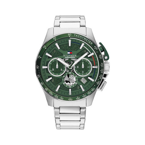 Montre Tommy Hilfiger Bank Vert - Montres &eacute;tanches Homme | Marc Orian