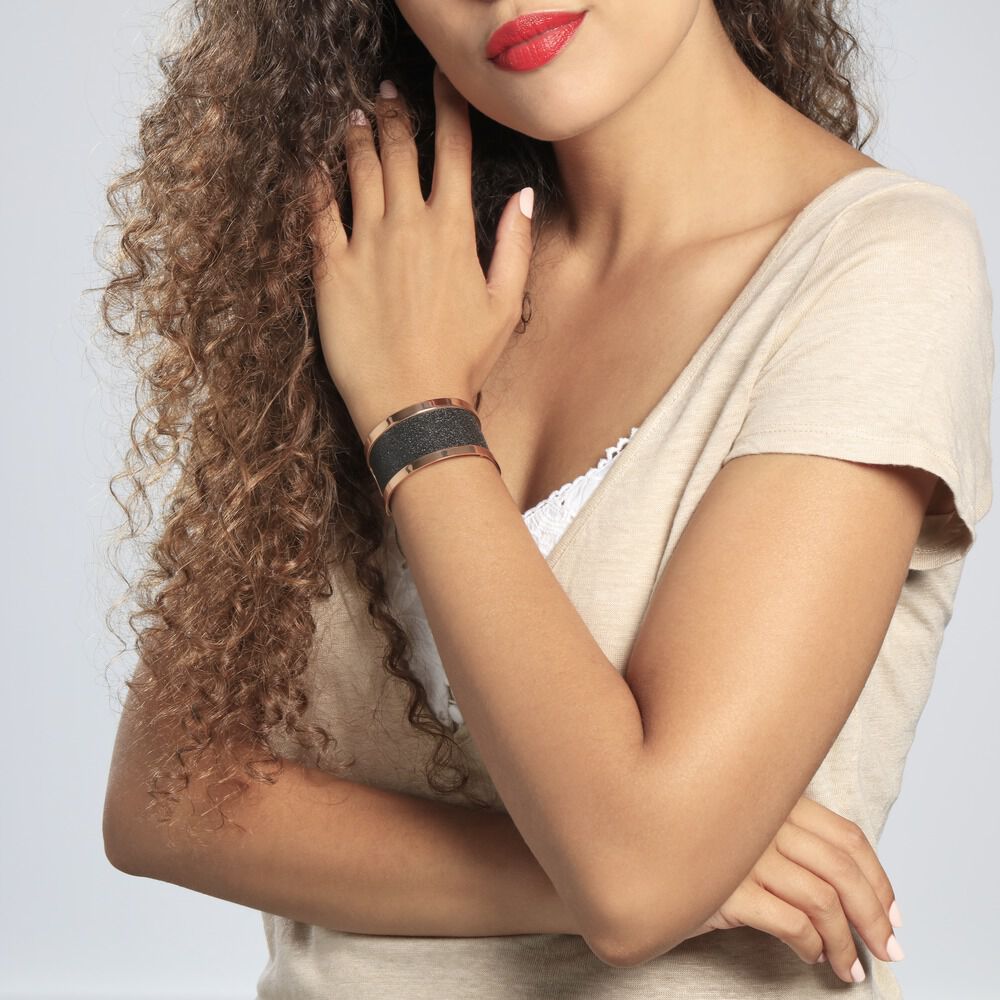 Bracelet Jonc Acier Rose - Bracelets Femme | Marc Orian