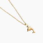 Pendentif Haizia Dauphin Or Blanc - Pendentifs Famille | Marc Orian