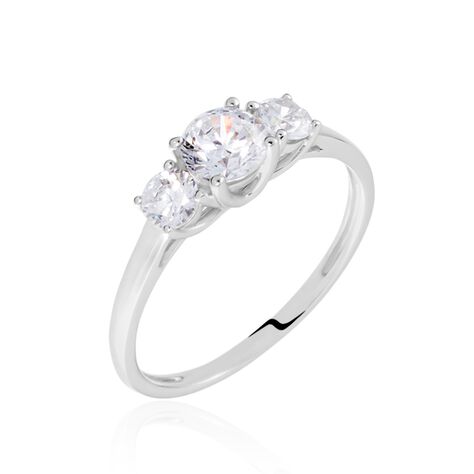 Bague Habib Or Blanc Oxyde - Bagues fiançailles Femme | Marc Orian