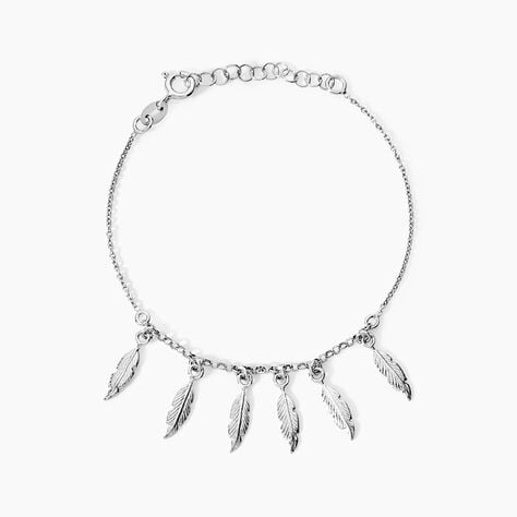 Bracelet Violka Argent Blanc - Bracelets fantaisie Femme | Marc Orian