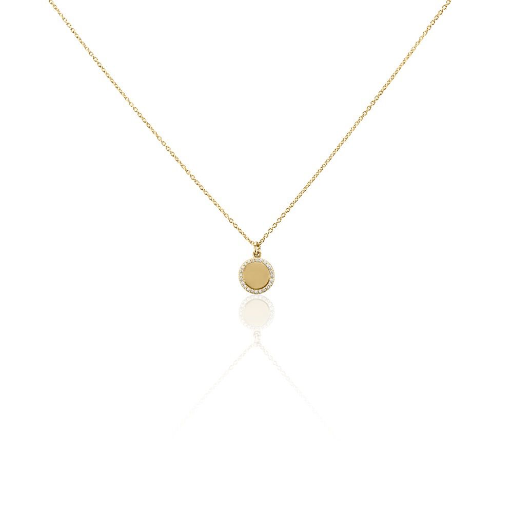 Collier Nehemiah Plaque Or Oxyde De Zirconium - Ventes Privées Femme | Marc Orian
