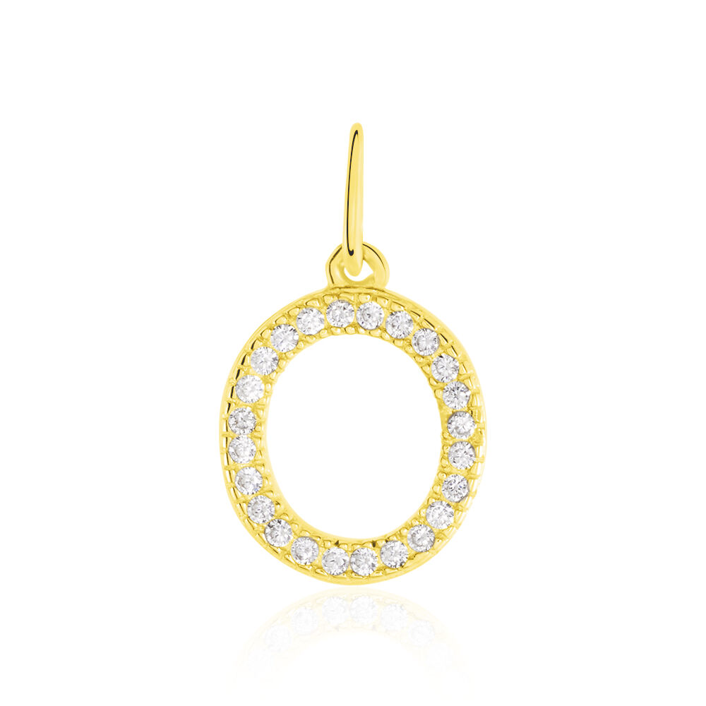 Pendentif Lettre O Or Jaune Oxyde - Pendentifs Famille | Marc Orian