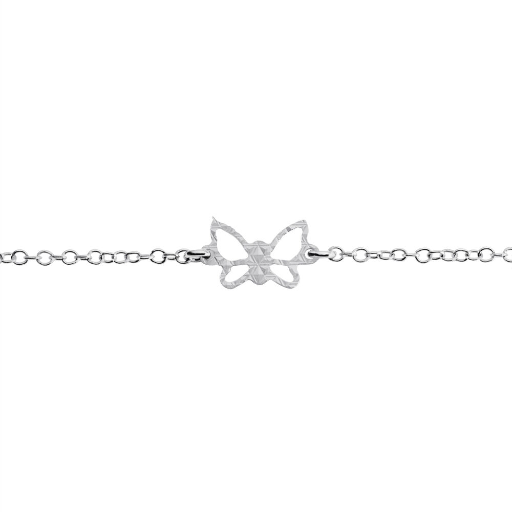 Bracelet Graziella Argent Blanc - Bracelets chaînes Femme | Marc Orian
