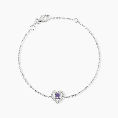 Bracelet Suzon Argent Blanc Oxyde De Zirconium - Bracelets chaînes Femme | Marc Orian