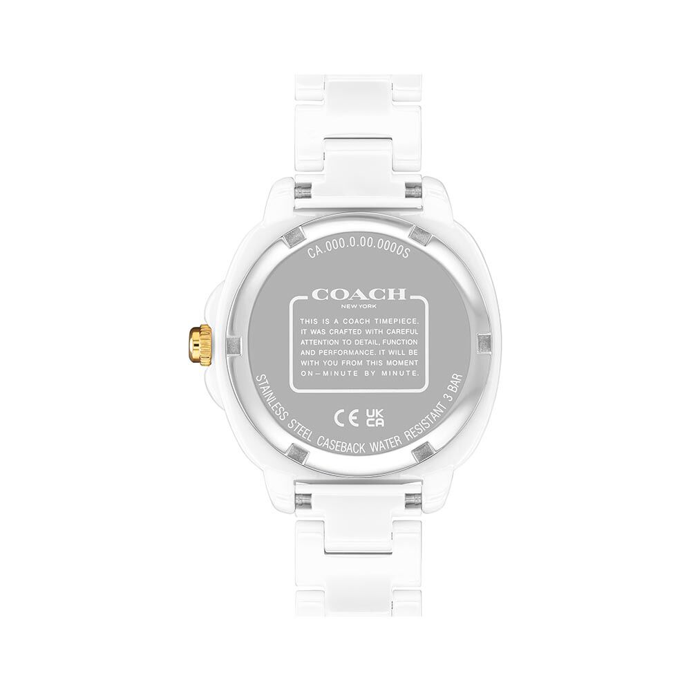 Montre Coach Kitt Blanc - Nouveautés Femme | Marc Orian