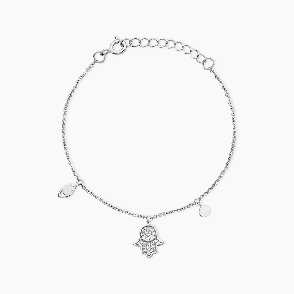 Bracelet Argent Basten Oxydes De Zirconium - Bracelets fantaisie Femme | Marc Orian