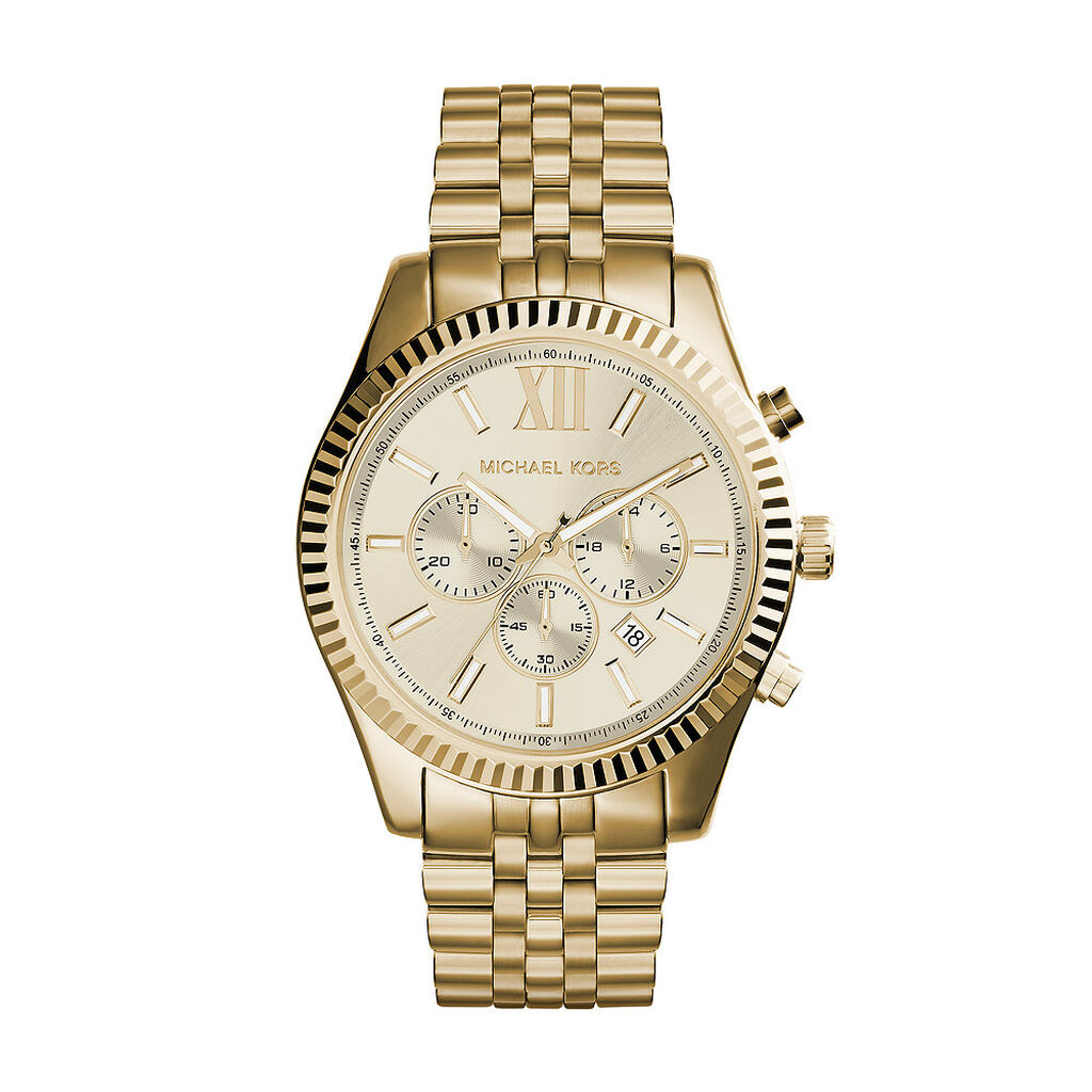 Montre Michael Kors Lexington Doré - Montres étanches Homme | Marc Orian