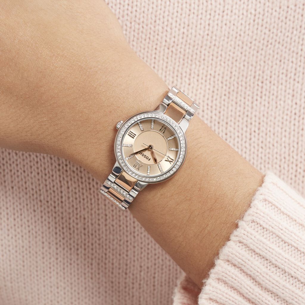 Montre Fossil Virginia Rose - Montres classiques Femme | Marc Orian