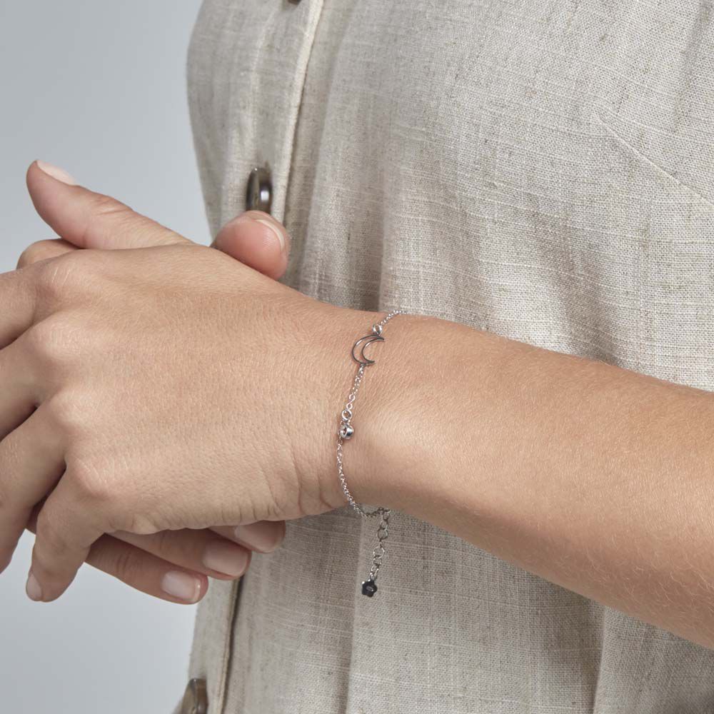 Bracelet Spirit Argent Blanc Oxyde De Zirconium - Bracelets chaînes Femme | Marc Orian