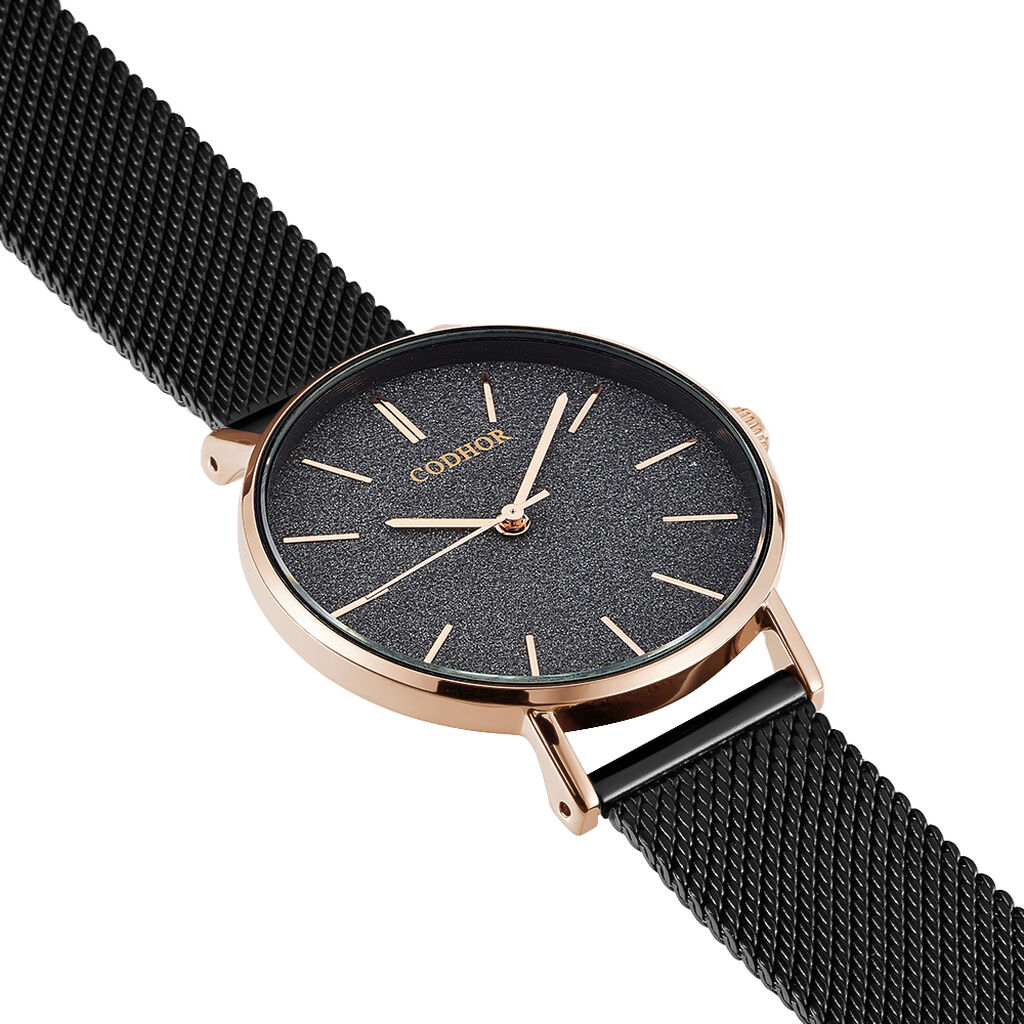 Montre Codhor Cindy Noir - Montres Femme | Marc Orian