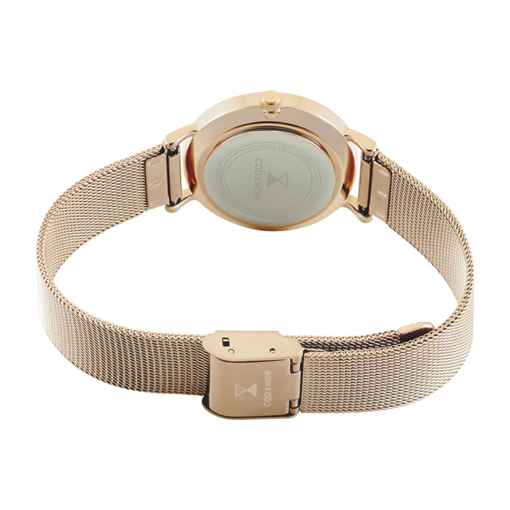 Montre Codhor Elsa Doré Rose - Montres classiques Femme | Marc Orian