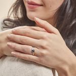 Bague Taila Or Jaune Saphir - Solitaires Femme | Marc Orian