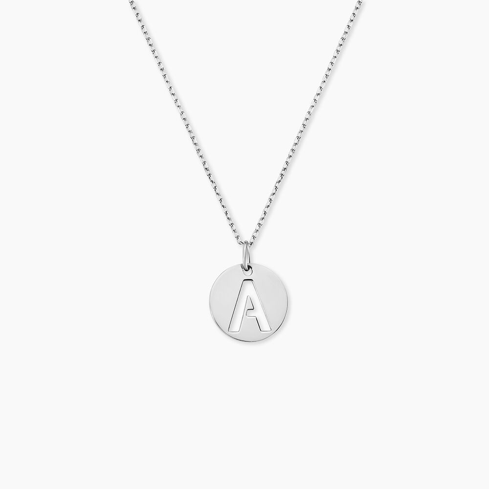 Pendentif Elio A Argent Blanc - Bijoux fantaisie Famille | Marc Orian