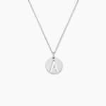 Pendentif Elio A Argent Blanc - Bijoux fantaisie Famille | Marc Orian