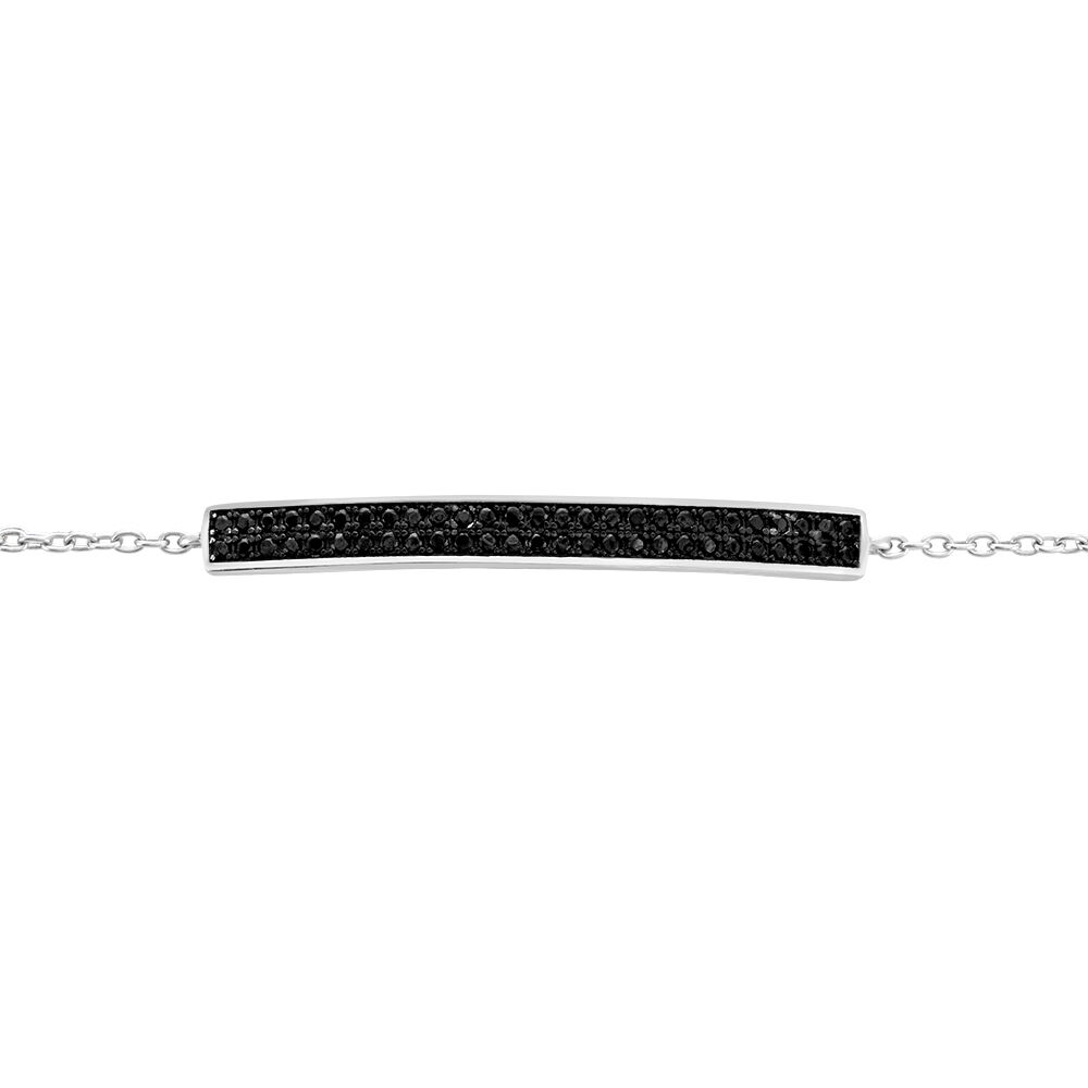 Bracelet Septima Argent Blanc Spinelle - Bracelets chaînes Femme | Marc Orian