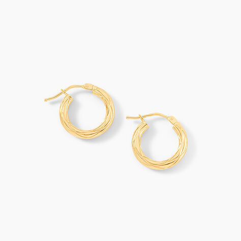 Cr&eacute;oles Anantha Or Jaune - Cr&eacute;oles Femme | Marc Orian