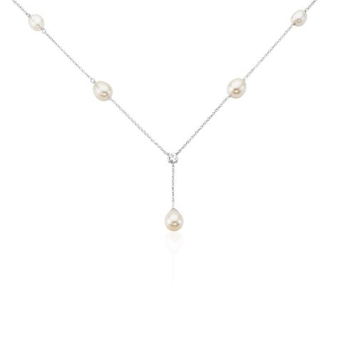 Collier Andony Argent Perle De Culture - Colliers Femme | Marc Orian