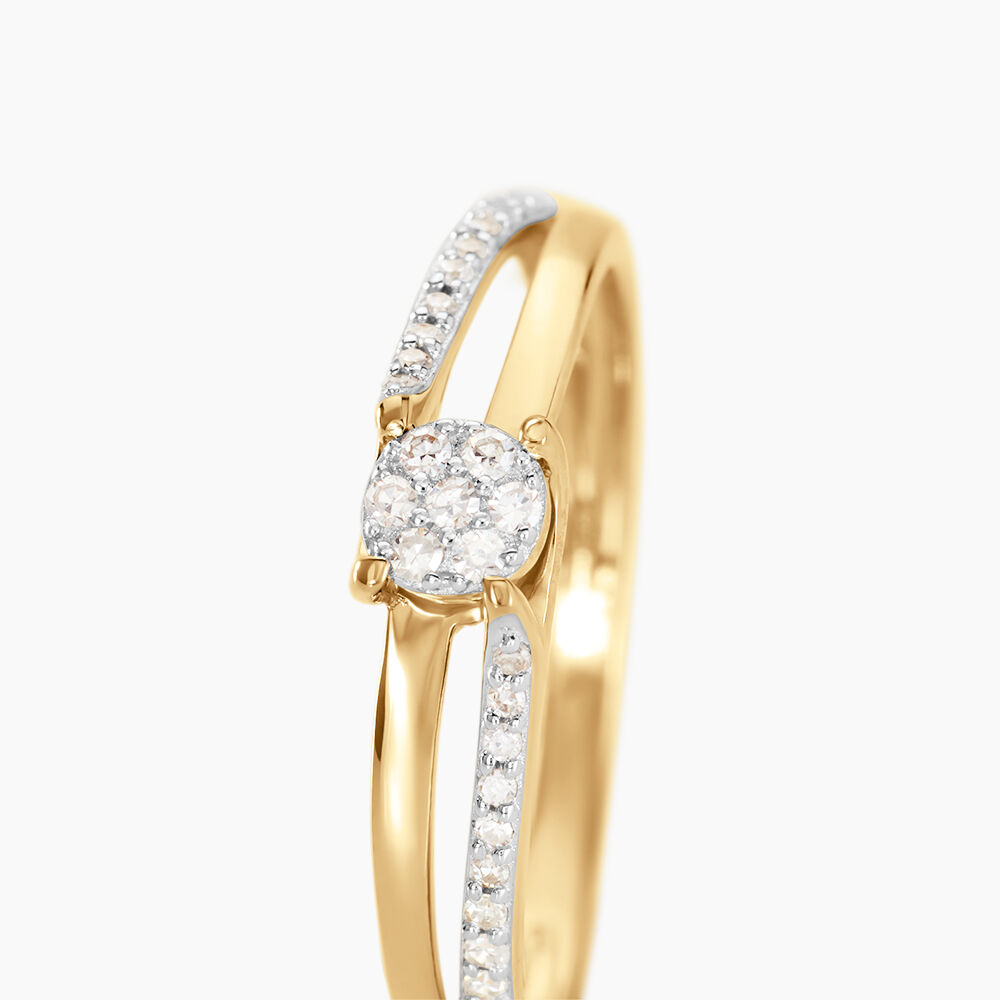 Bague Josane Or Jaune Diamant - Parures de mariage Femme | Marc Orian