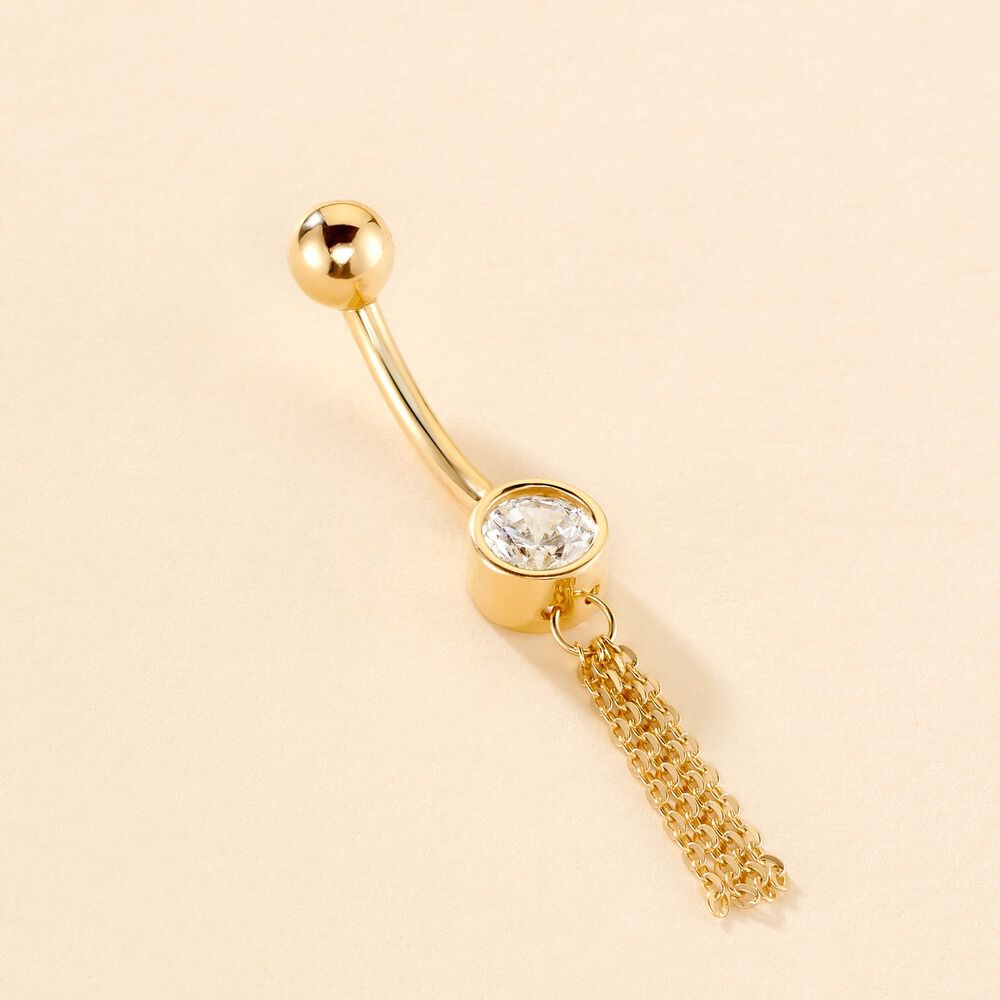 Piercing Rexanne Or Jaune Oxyde De Zirconium - Piercing Nombril Femme | Marc Orian