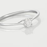 Bague Solitaire Or Blanc Solenia Diamant - Parures de mariage Femme | Marc Orian