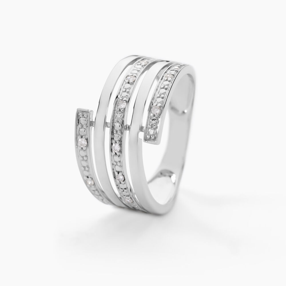 Bague Eleonore Or Blanc Diamant - Bagues pierres précieuses Femme | Marc Orian