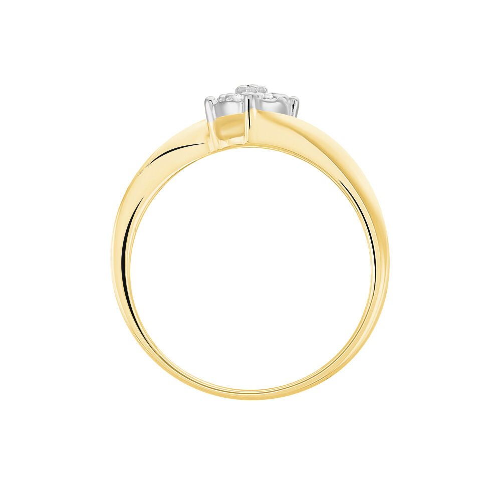 Bague Solitaire Lysia Or Jaune Diamant - Parures de mariage Femme | Marc Orian