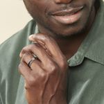 Bague Gaetane Acier Blanc - Bagues Homme | Marc Orian