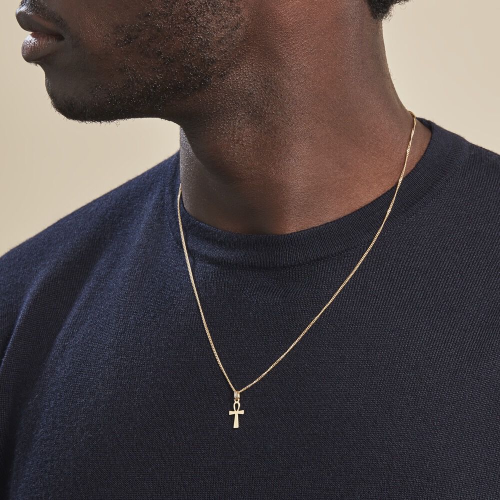 Pendentif Basilissa Croix De Vie Or Jaune - Pendentifs Famille | Marc Orian