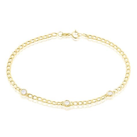 Bracelet Vienne Or Jaune Oxyde De Zirconium - Bracelets chaînes Femme | Marc Orian