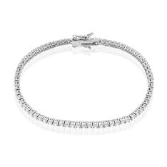 Bracelet Elios Argent Blanc Oxyde De Zirconium - Bracelets chaînes Femme | Marc Orian