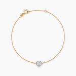 Bracelet Eclat D'amour Or Jaune Oxyde De Zirconium - Bracelets cha&icirc;nes Femme | Marc Orian