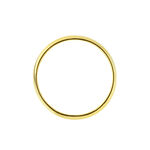 Alliance Ilian Demi Jonc Bombe Or Jaune - Alliances personnalis&eacute;es Famille | Marc Orian