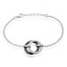 Bracelet You&me Argent Blanc Céramique Et Oxyde De Zirconium - Bracelets chaînes Femme | Marc Orian