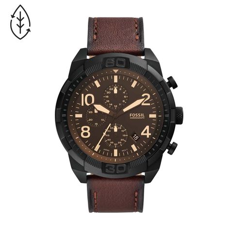 Montre Fossil Bronson 50 Noir - Montres &eacute;tanches Homme | Marc Orian
