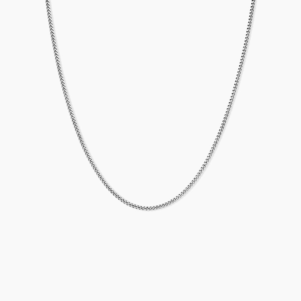 Cha&icirc;ne Clementine Argent Blanc - Colliers fantaisie Femme | Marc Orian