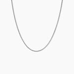 Cha&icirc;ne Clementine Argent Blanc - Colliers fantaisie Femme | Marc Orian