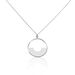 Collier Shemsi Argent Blanc