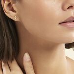 Boucles D'oreilles Puces Philine Fleur Or Jaune - Puces Femme | Marc Orian