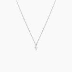 Collier Meyline Argent Blanc Oxyde De Zirconium - Colliers avec pierres Femme | Marc Orian
