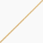 Bracelet Capucin Or Jaune Maille Marine Plate - Bracelets mailles Femme | Marc Orian