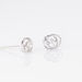 Boucles D'oreilles Puces Nid Amour Or Blanc Diamant - Clous d'oreilles Femme | Marc Orian
