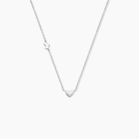 Collier Rosamee Argent Blanc - Colliers fantaisie Femme | Marc Orian