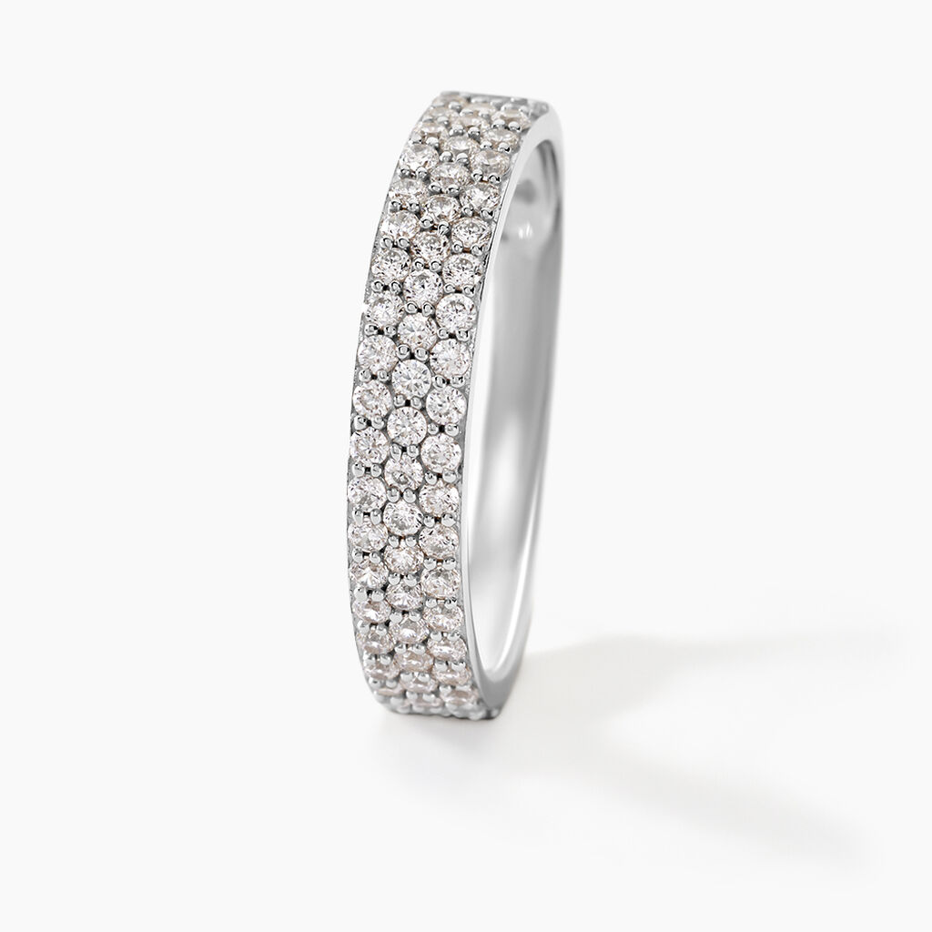 Bague Lison Or Blanc Oxyde De Zirconium - Bagues Femme | Marc Orian