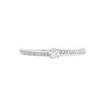 Bague Solitaire Alexandra Or Blanc Diamant - Parures de mariage Femme | Marc Orian